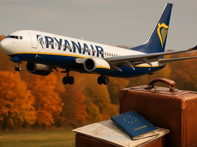 Ryanair lancia offerte autunnali: voli in Europa da 19,99 euro
