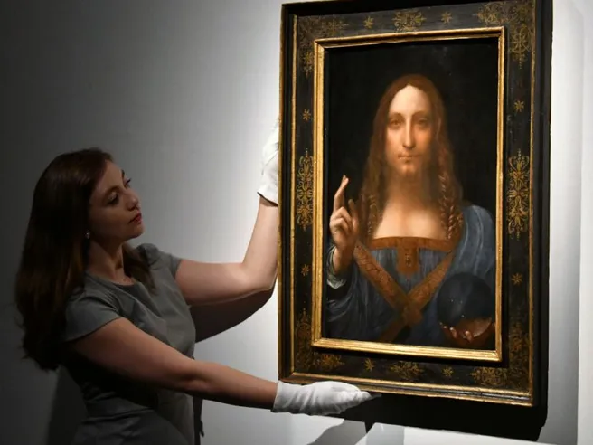 Il Salvator Mundi di Leonardo da Vinci batte tutti i record in asta