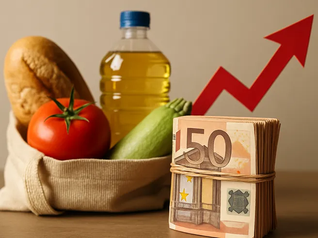 Carrello della spesa più caro: l’inflazione scende ma i prezzi alimentari salgono