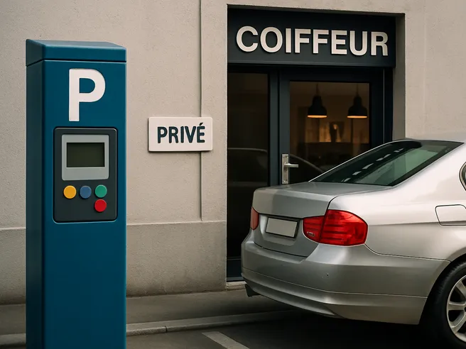 Parcheggio pubblico pagato come privato: il caso del parrucchiere di Zurigo