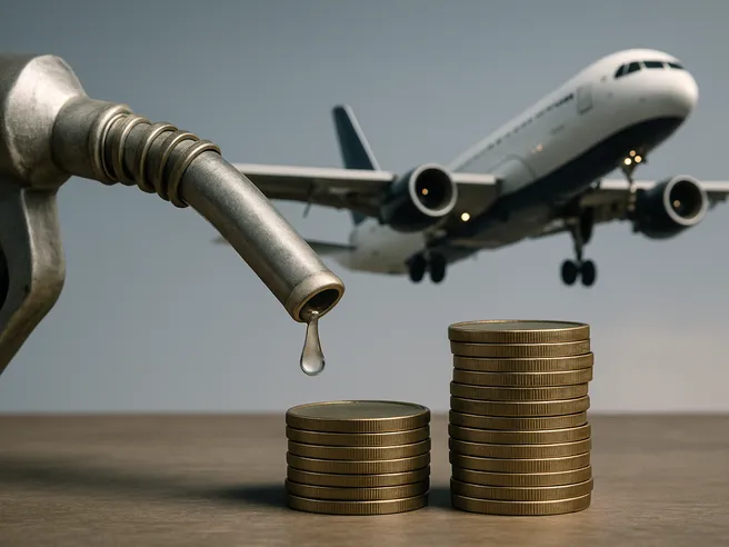 Carburante in calo, ma i voli restano cari: ecco cosa succede