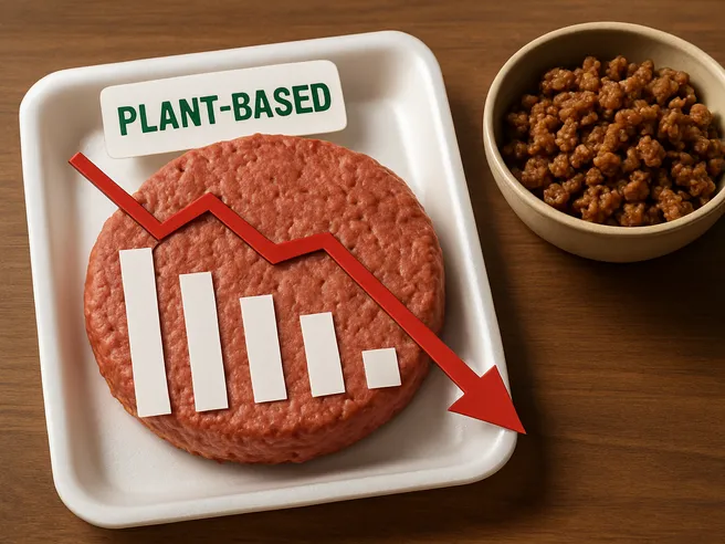 Carne vegetale in crisi: crollo delle vendite e nuove strategie aziendali