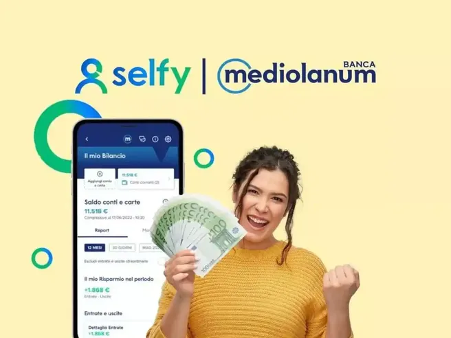 SelfyConto: rendimento al 3% sul deposito e buono Amazon fino a 60€