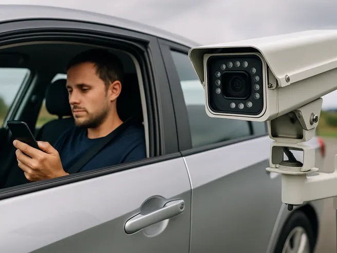 Telecamere AI per scovare chi guida con smartphone o senza cintura, ecco dove