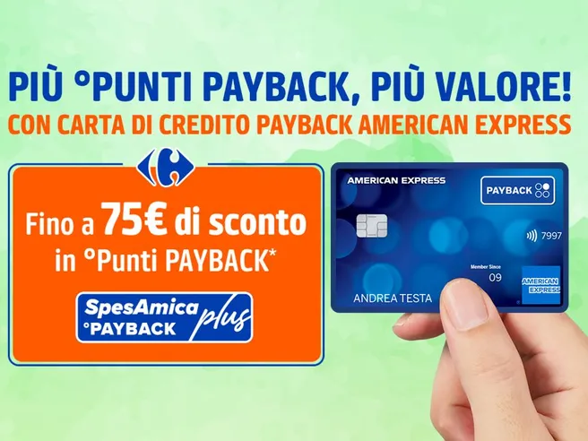 Carta Amex PAYBACK: zero costi e punti doppi per ogni acquisto