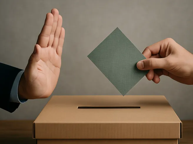 Rifiutare la scheda elettorale: quando e perché può influire sul quorum