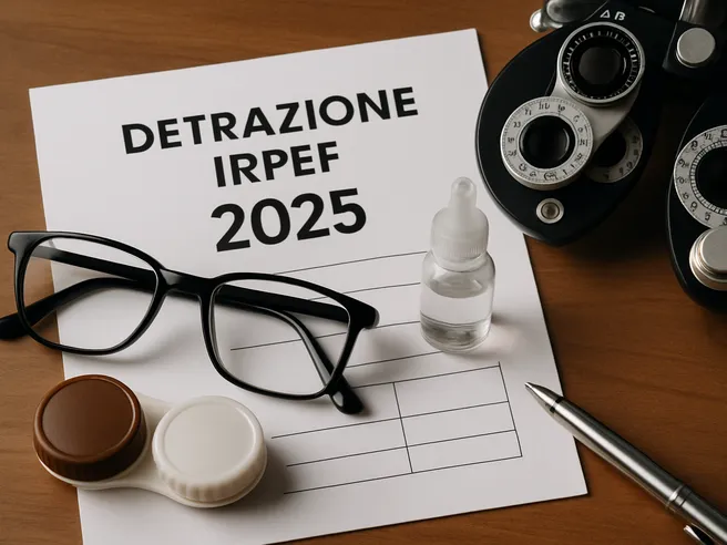 Occhiali, lenti a contatto e visite oculistiche: quanto si recupera nel modello 730