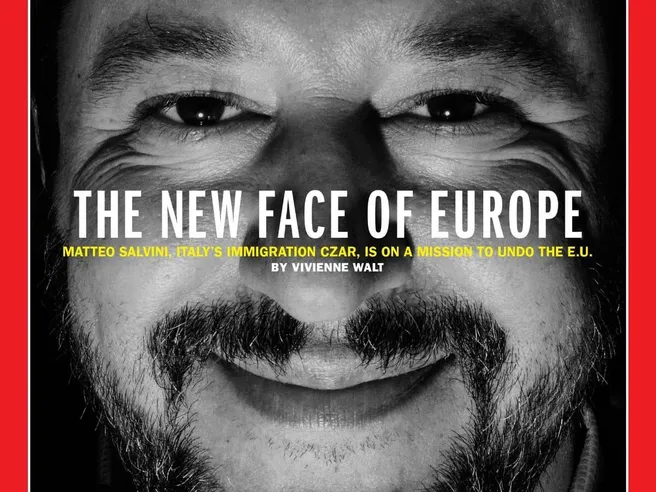 Salvini nella copertina del Time: ‘Il nuovo volto in Europa, zar immigrazione’. E intanto è scontro con Draghi