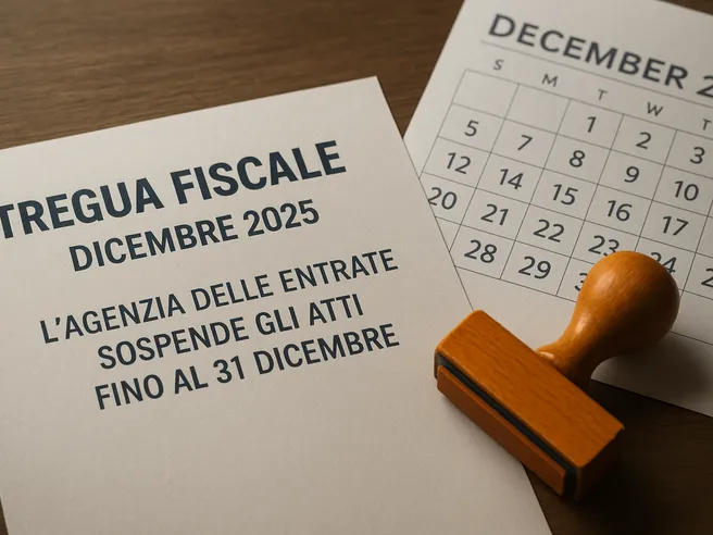 Tregua fiscale dicembre 2025: l’Agenzia delle Entrate sospende gli atti fino al 31 dicembre