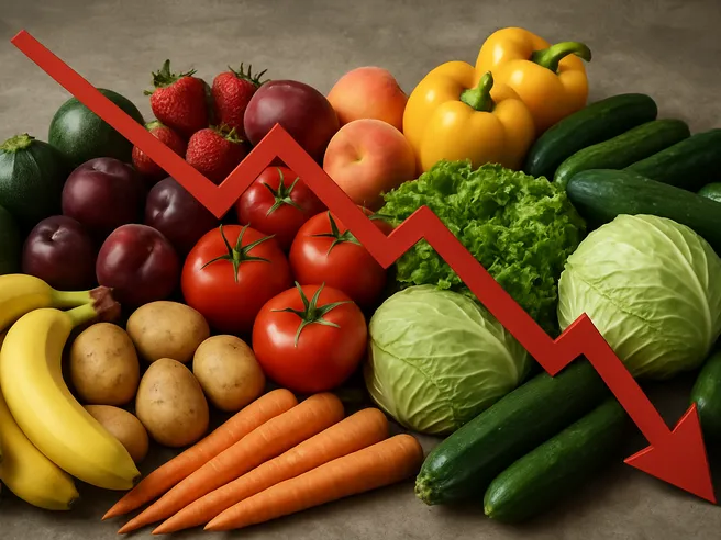 Frutta e verdura: crollano i prezzi per sovrapproduzione