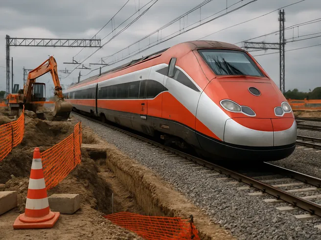 Ferrovie italiane, estate 2025: maxi cantieri e ritardi sulle tratte ad alta velocità