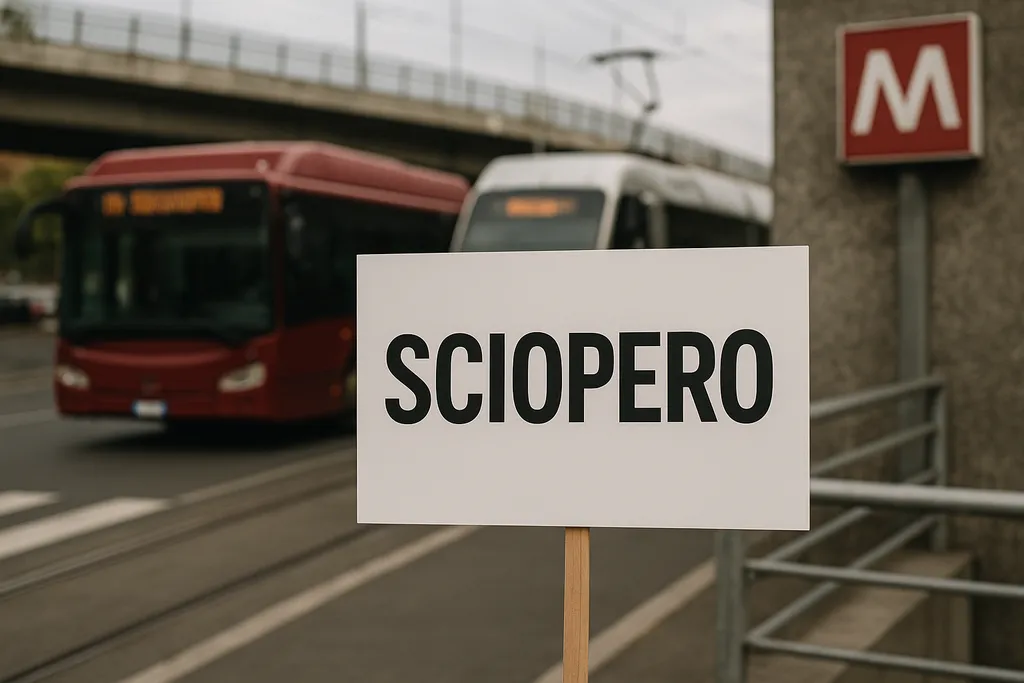 Sciopero trasporti Roma 10 ottobre 2025: bus, metro e tram a rischio