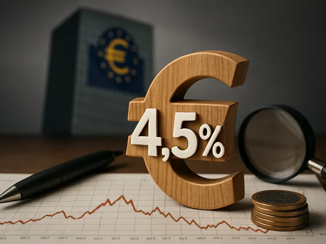 Bce mantiene i tassi fermi al 4,5%: inflazione e crescita sotto la lente
