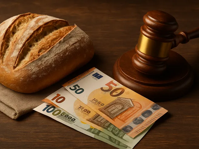 Pane fresco, nuove regole: multe fino a 3.000 euro nella proposta di legge