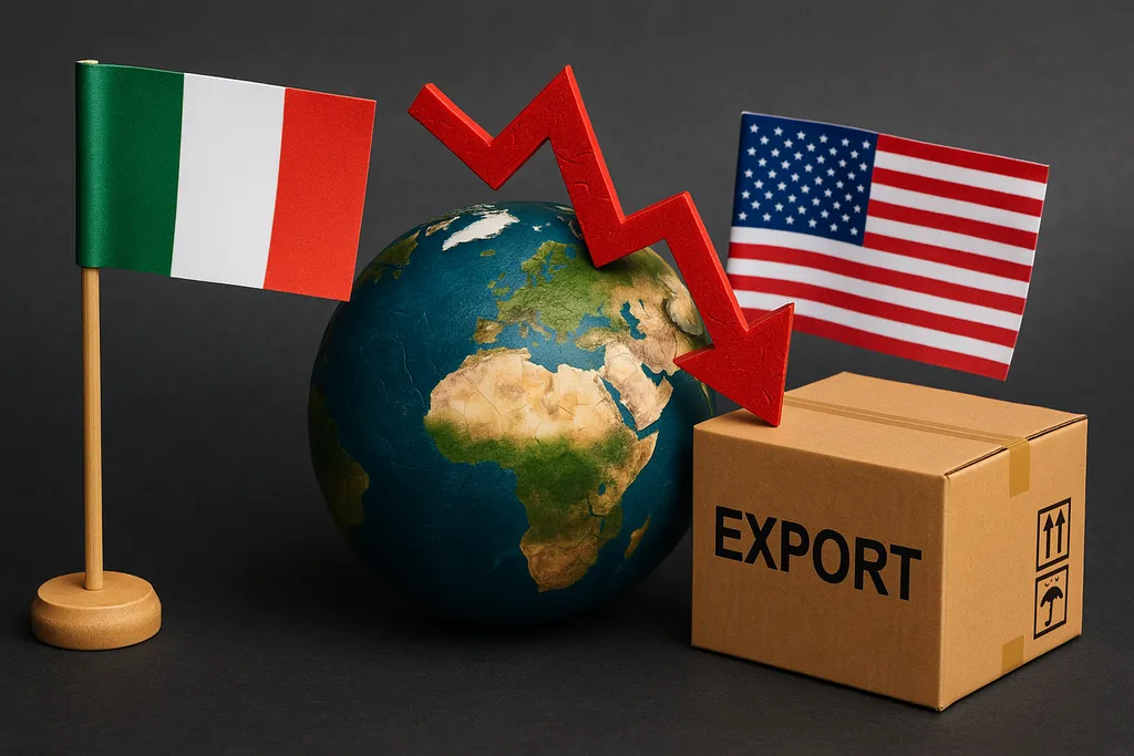 Commercio estero in crisi: l’export frena, pesano i dazi USA